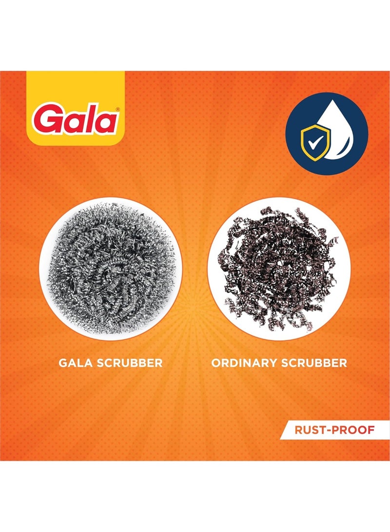 Gala Steel Scrubber Combo Set (Pack of 6) - Image 4